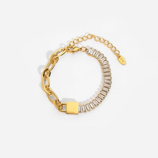 Lock Shape Luxury Bracelet