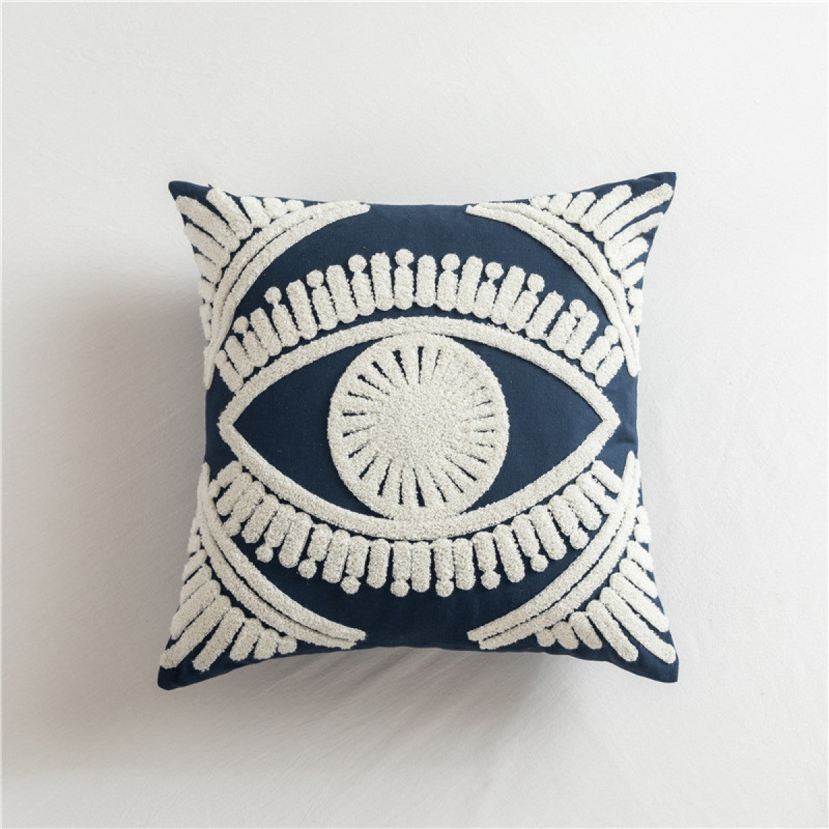 Colorful Geometric Embroidery Cushion Pillowcase Without Filler