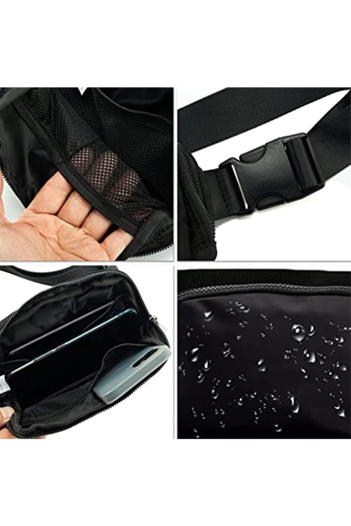 Waterproof Zipped Crossbody Chest Bag