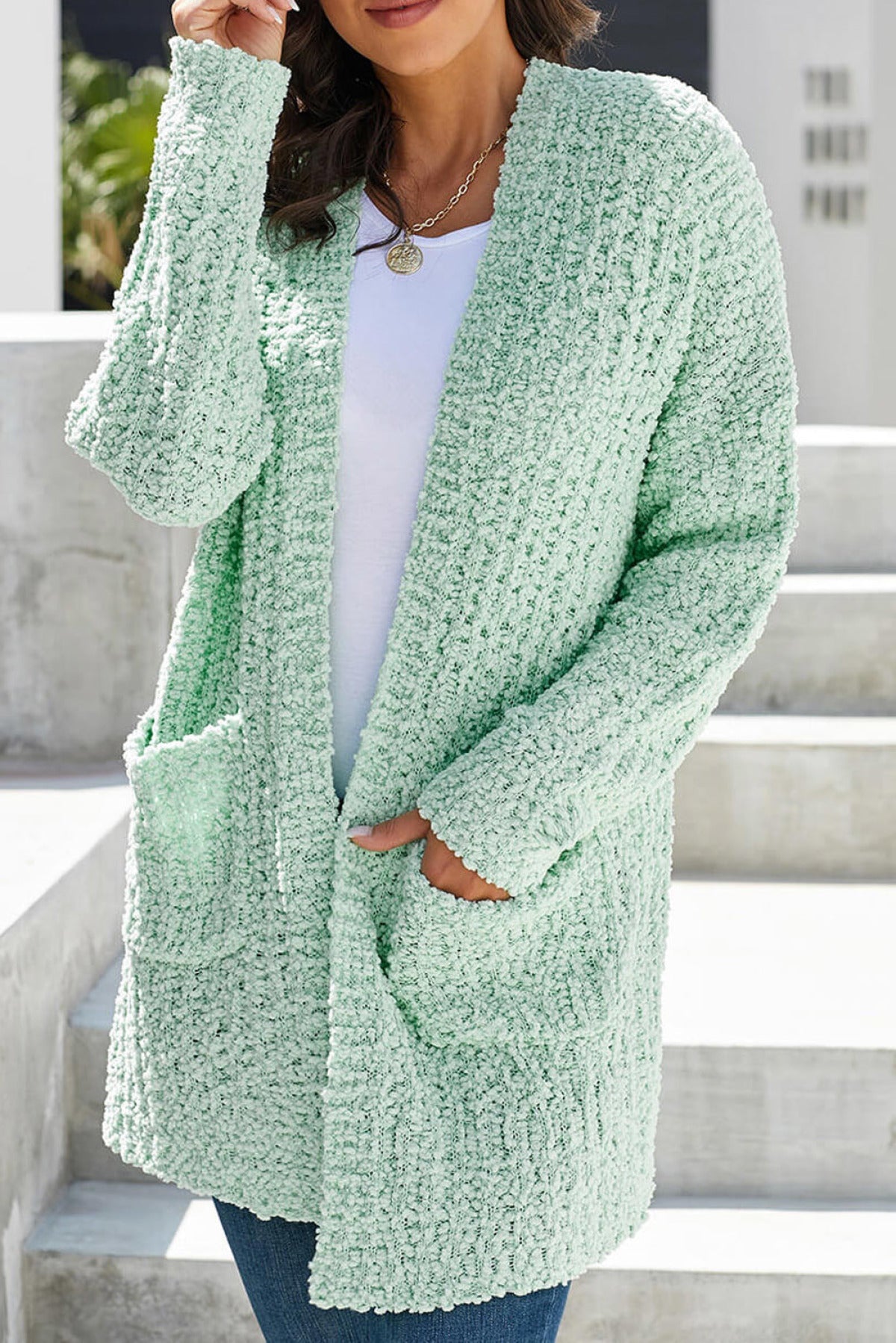 Pebble Beach Textured Cardigan