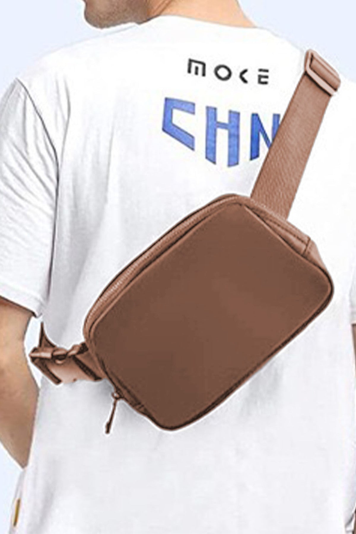 Waterproof Zipped Crossbody Chest Bag