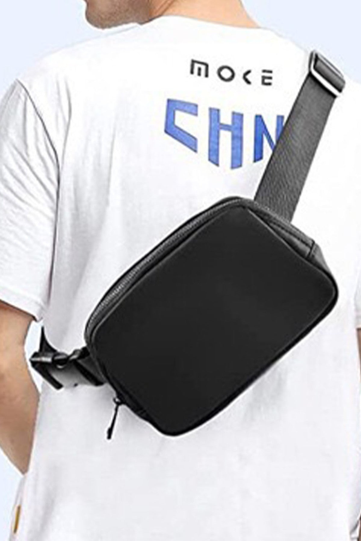 Waterproof Zipped Crossbody Chest Bag