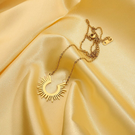 Sun Pendant Necklace