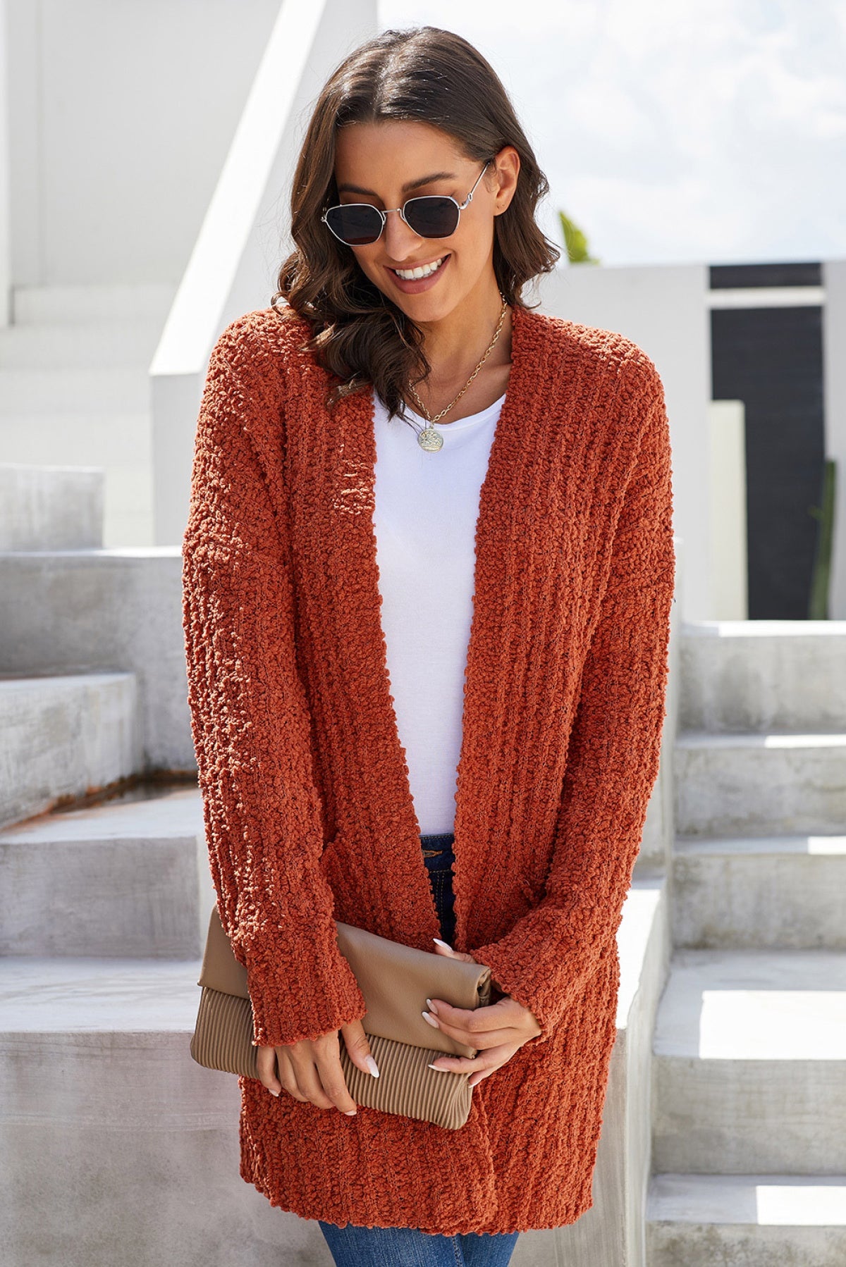 Pebble Beach Textured Cardigan