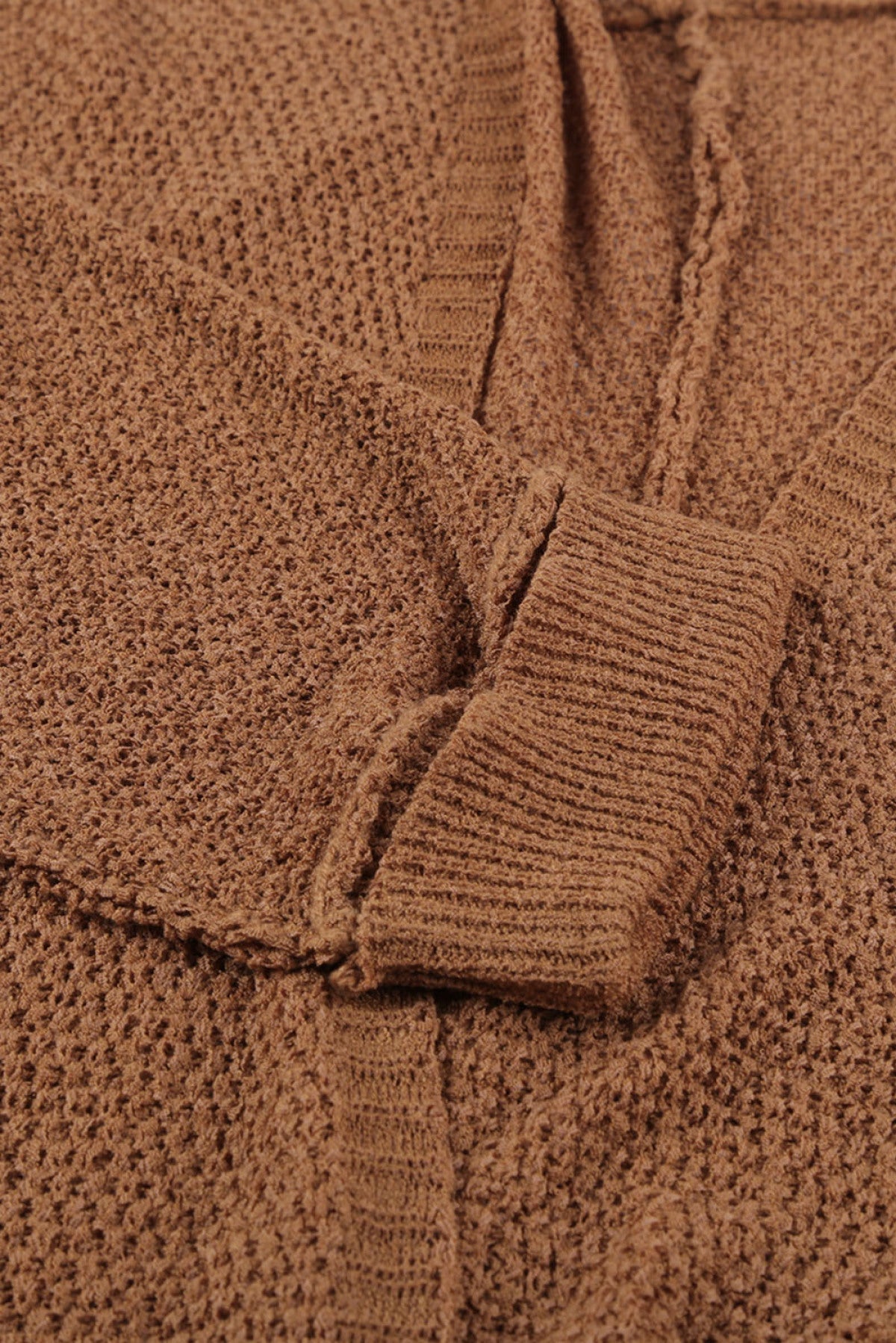 Brown Knit Cardigan