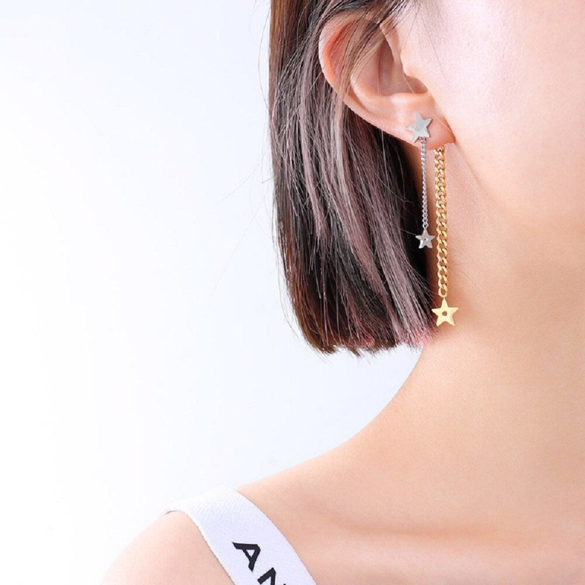 Stainless Steel Dangle Earring