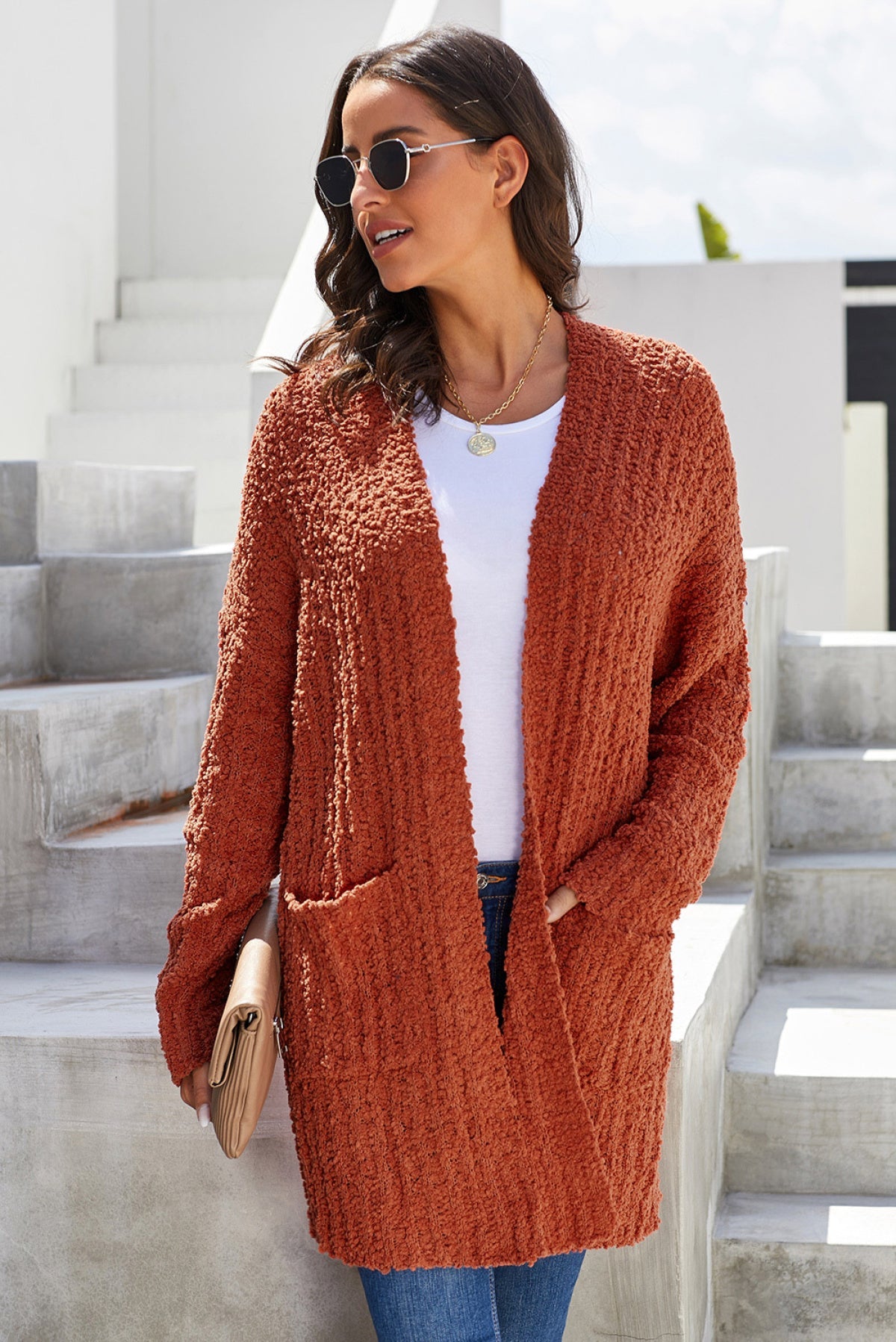 Pebble Beach Textured Cardigan