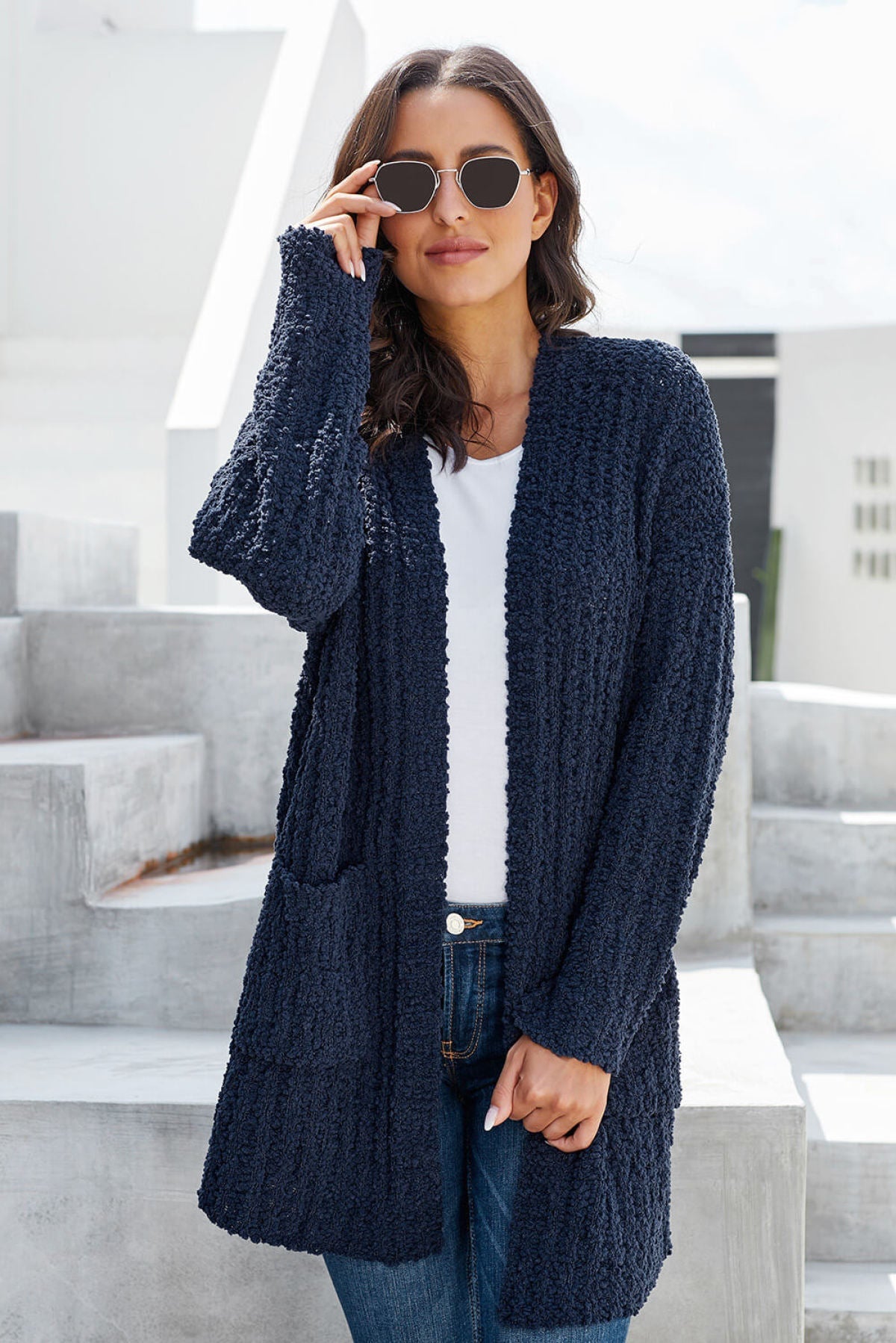 Pebble Beach Textured Cardigan