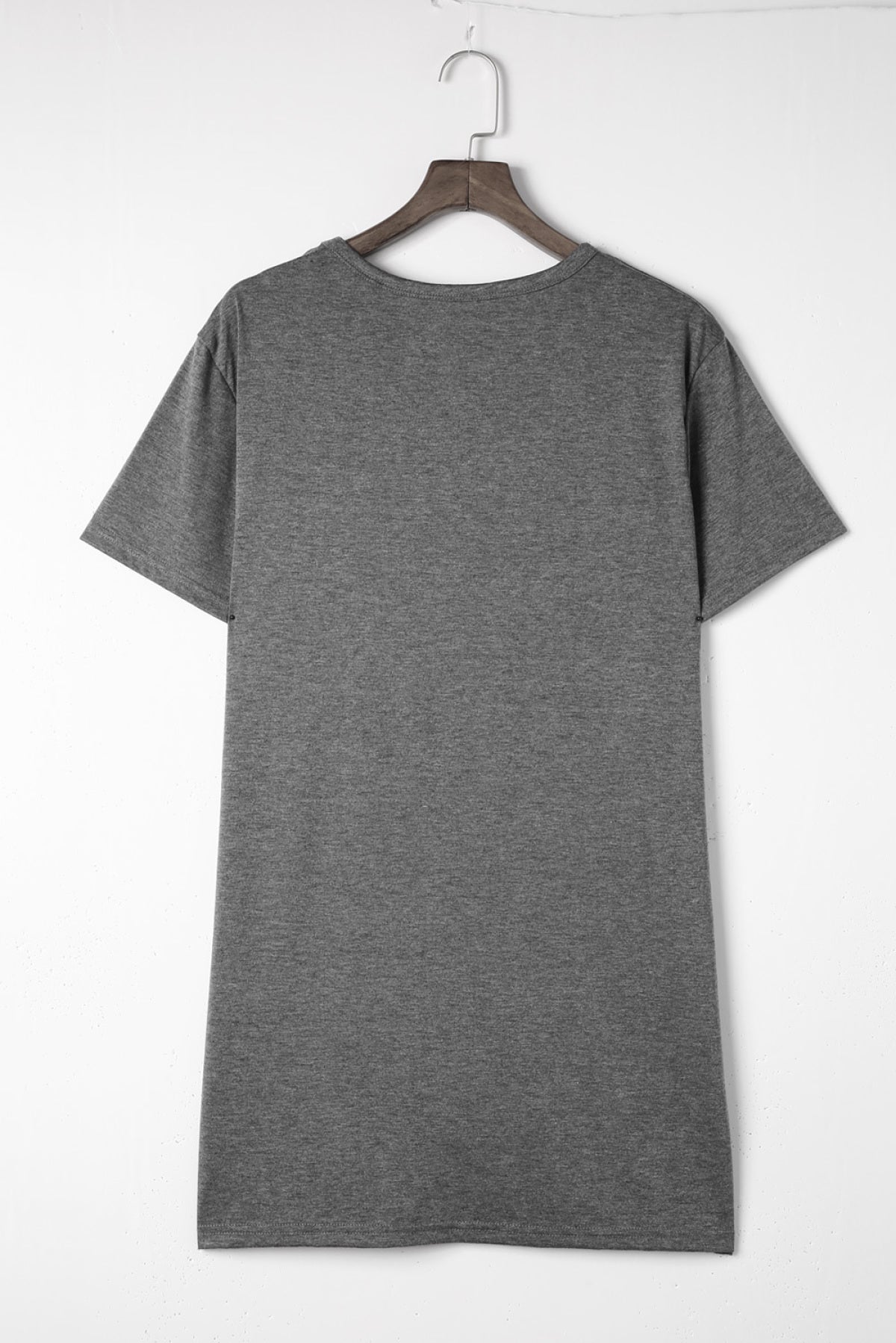 Round Neck LET'S GO GIRLS T Shirt Dress