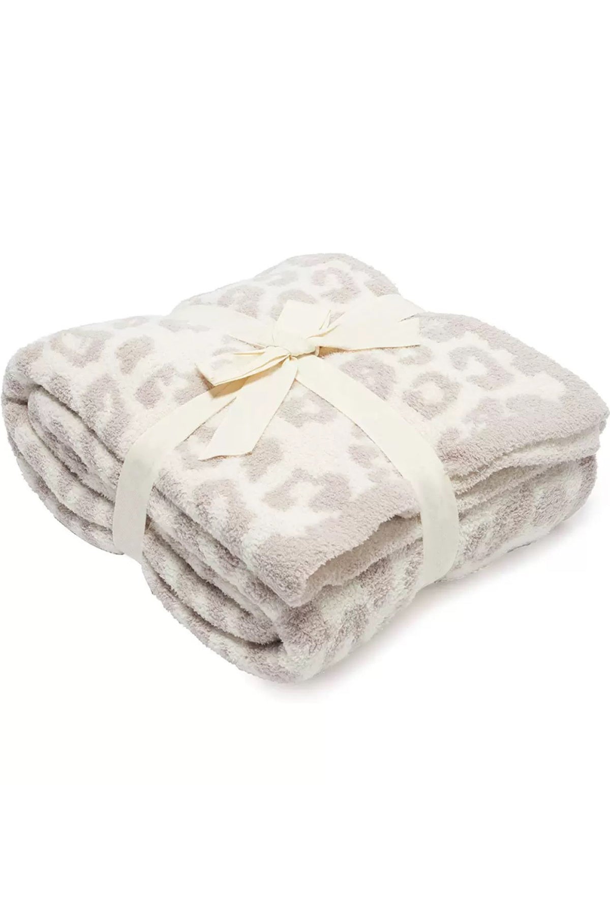 Leopard Grain Knitting Blanket 127*152CM