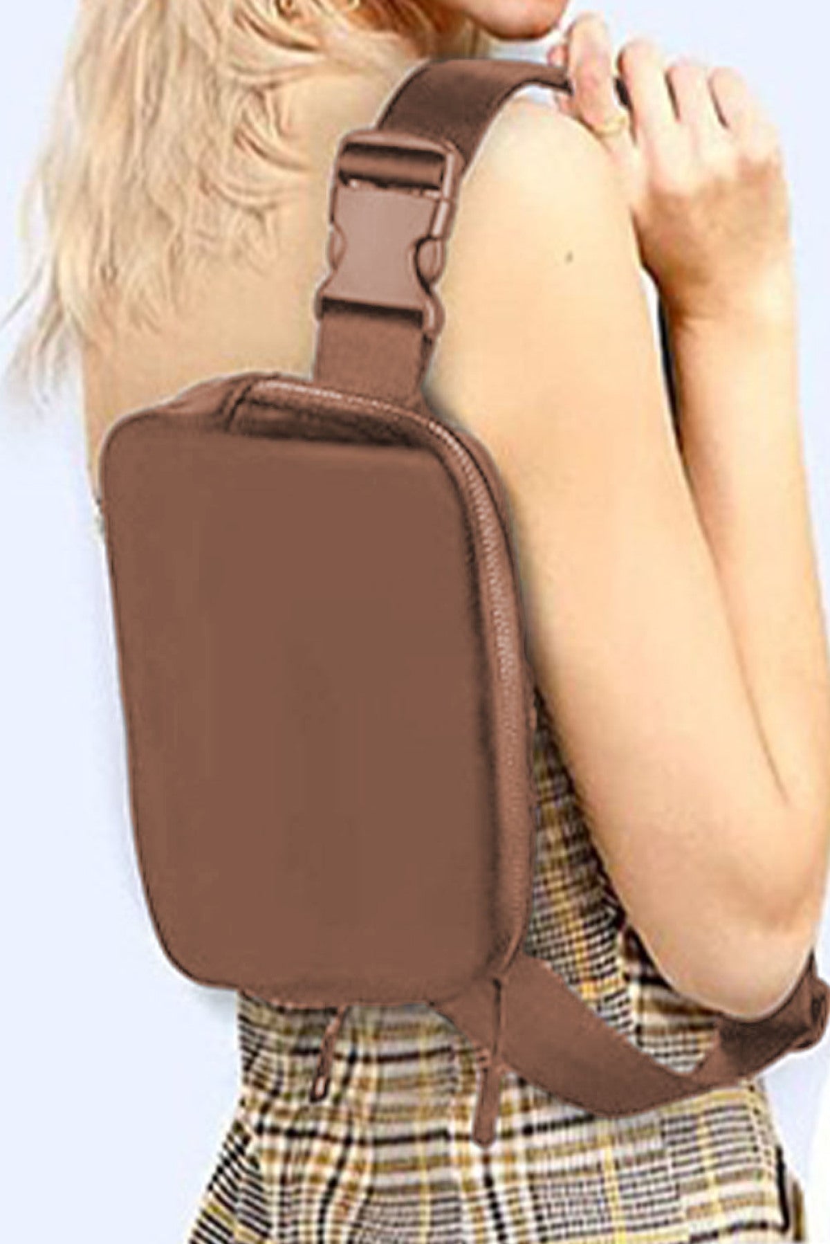 Waterproof Zipped Crossbody Chest Bag