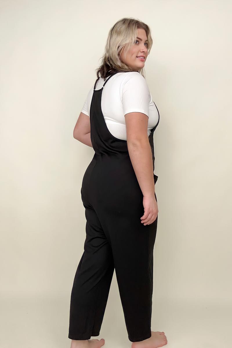 Straight Leg Jumpsuit With Pockets