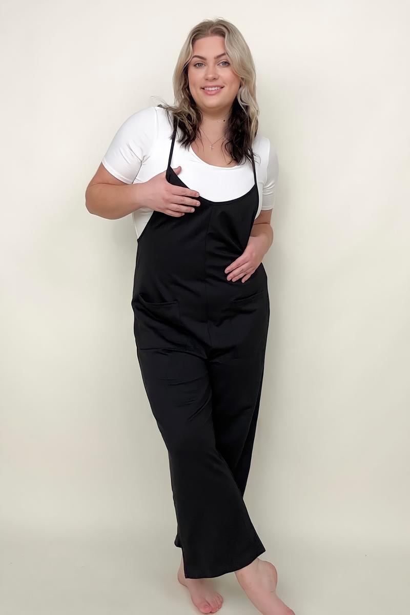 Straight Leg Jumpsuit With Pockets