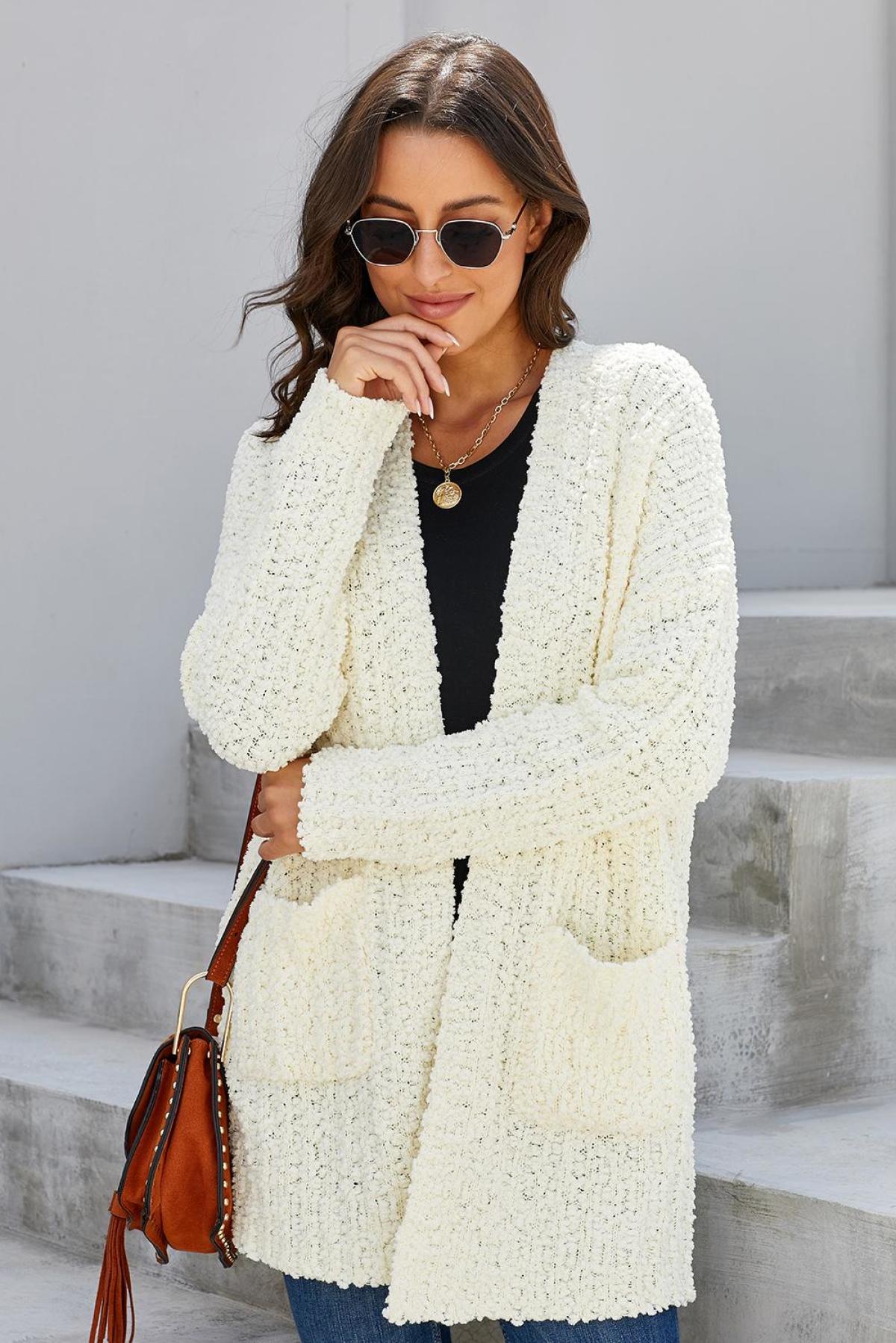 Pebble Beach Textured Cardigan