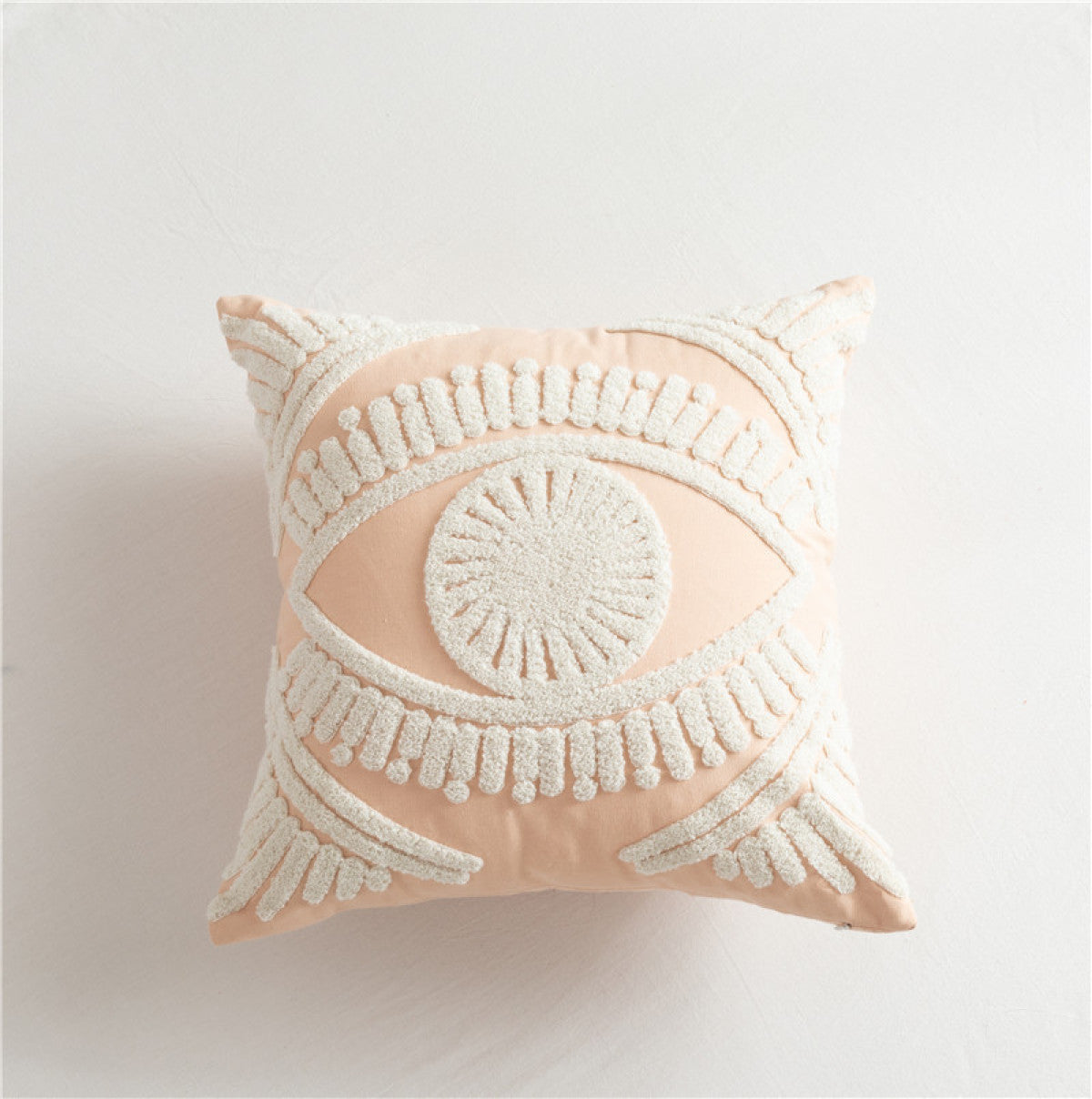 Colorful Geometric Embroidery Cushion Pillowcase Without Filler