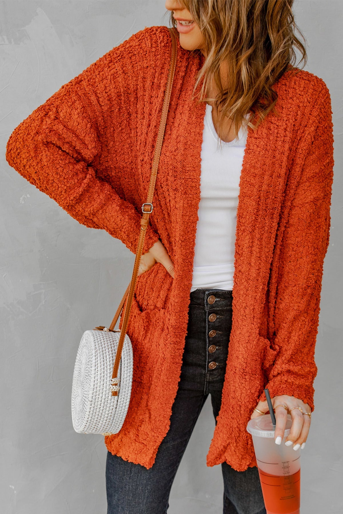 Pebble Beach Textured Cardigan