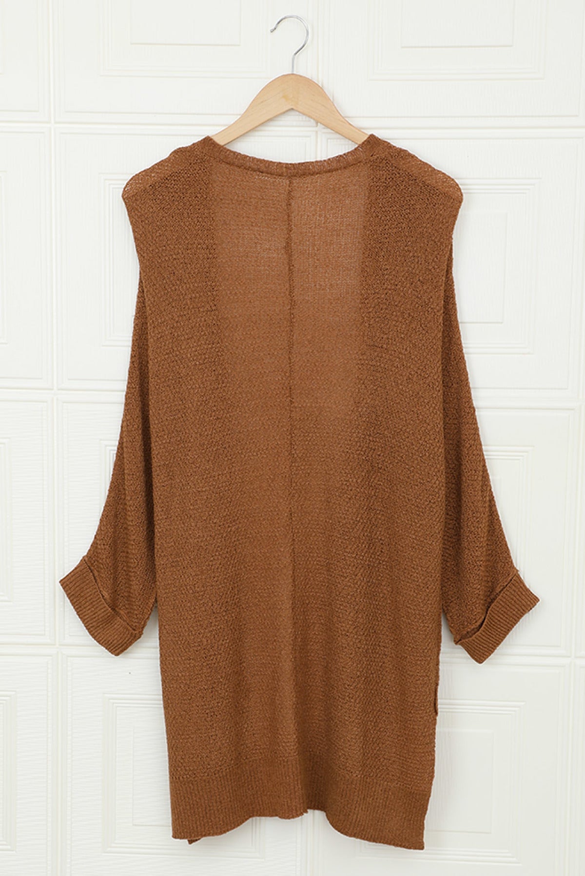 Brown Knit Cardigan