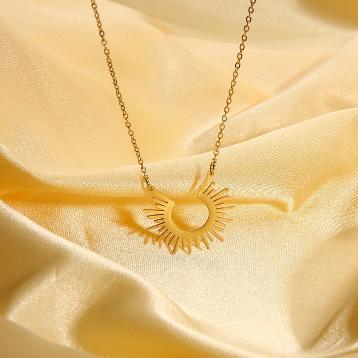 Sun Pendant Necklace