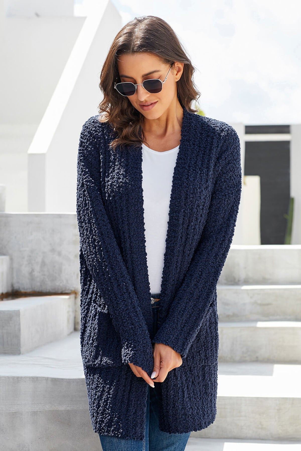 Pebble Beach Textured Cardigan