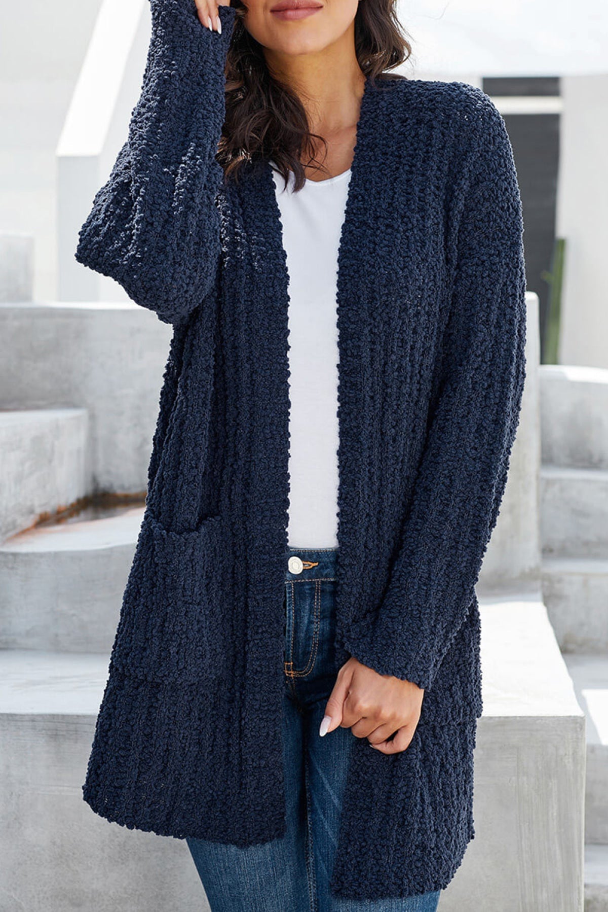 Pebble Beach Textured Cardigan