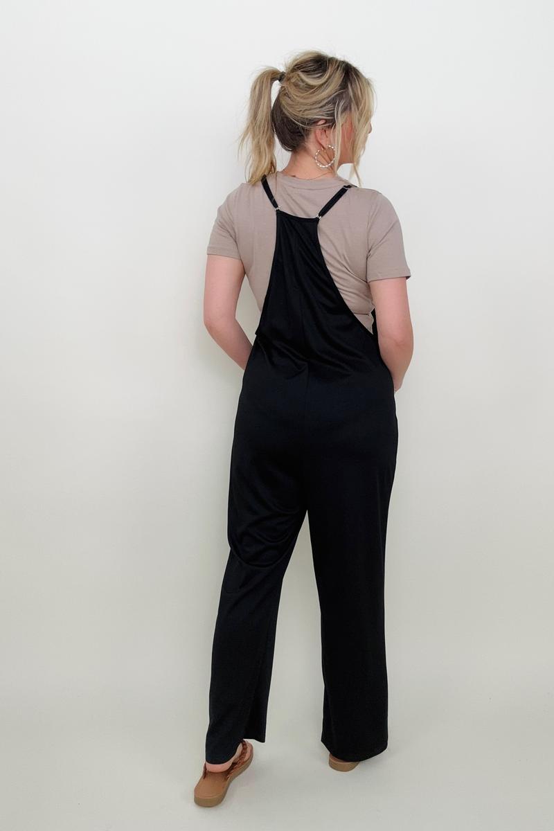 Straight Leg Jumpsuit With Pockets